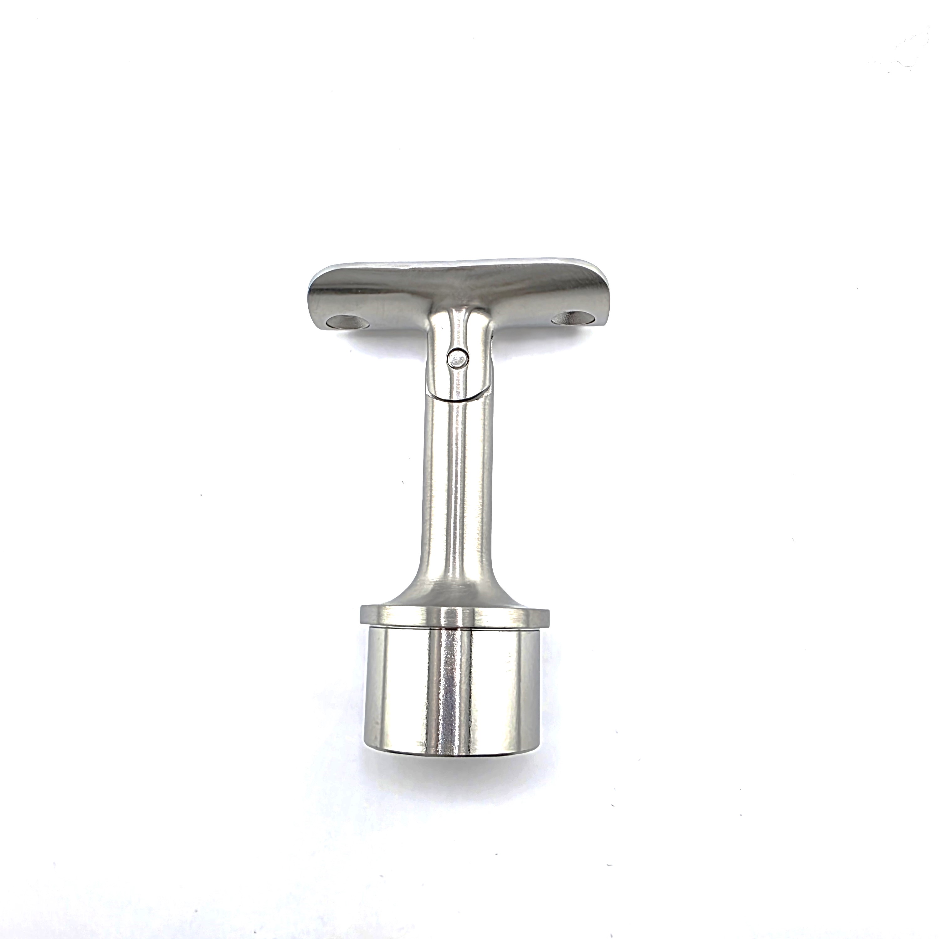 Edelstahl Handlaufträgerstütze mit Gelenk für Rohr Ø 42,4 mm