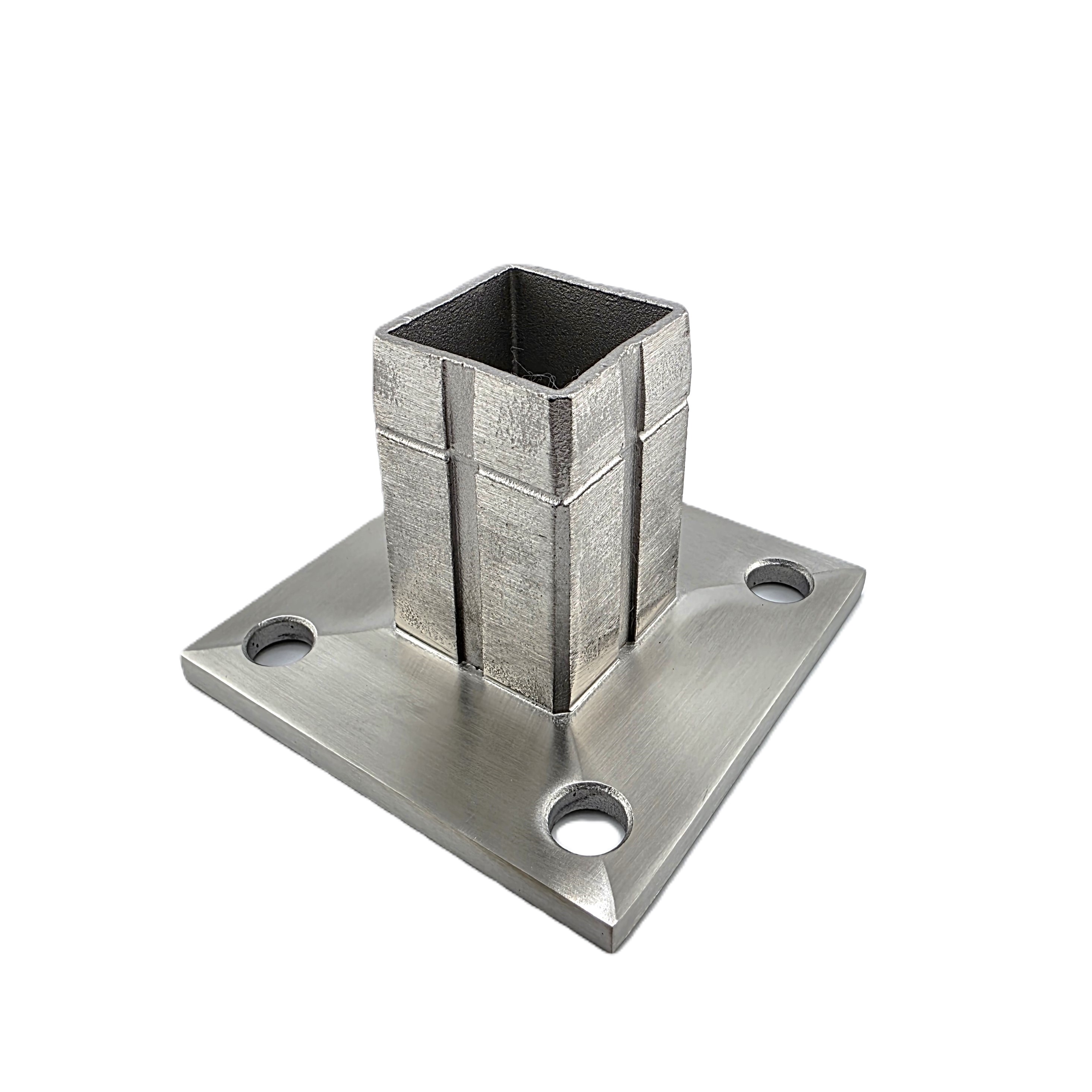 Bodenplatte 95 x 95 x 6 mm für 40 x 40 x 2 mm