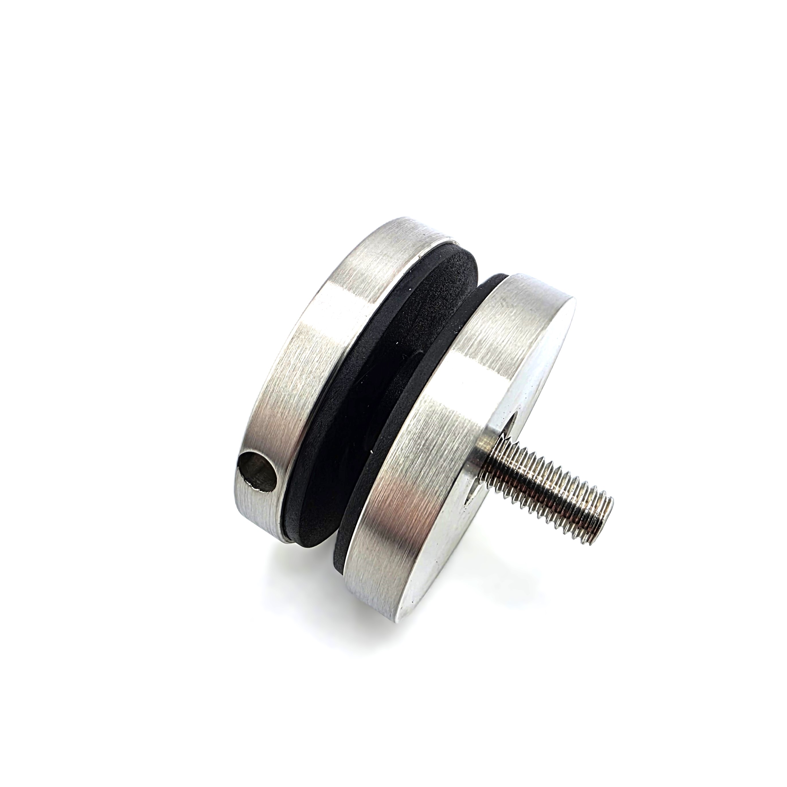 Punkthalter gewölbt Ø 50 mm, f. fl. Anschluss