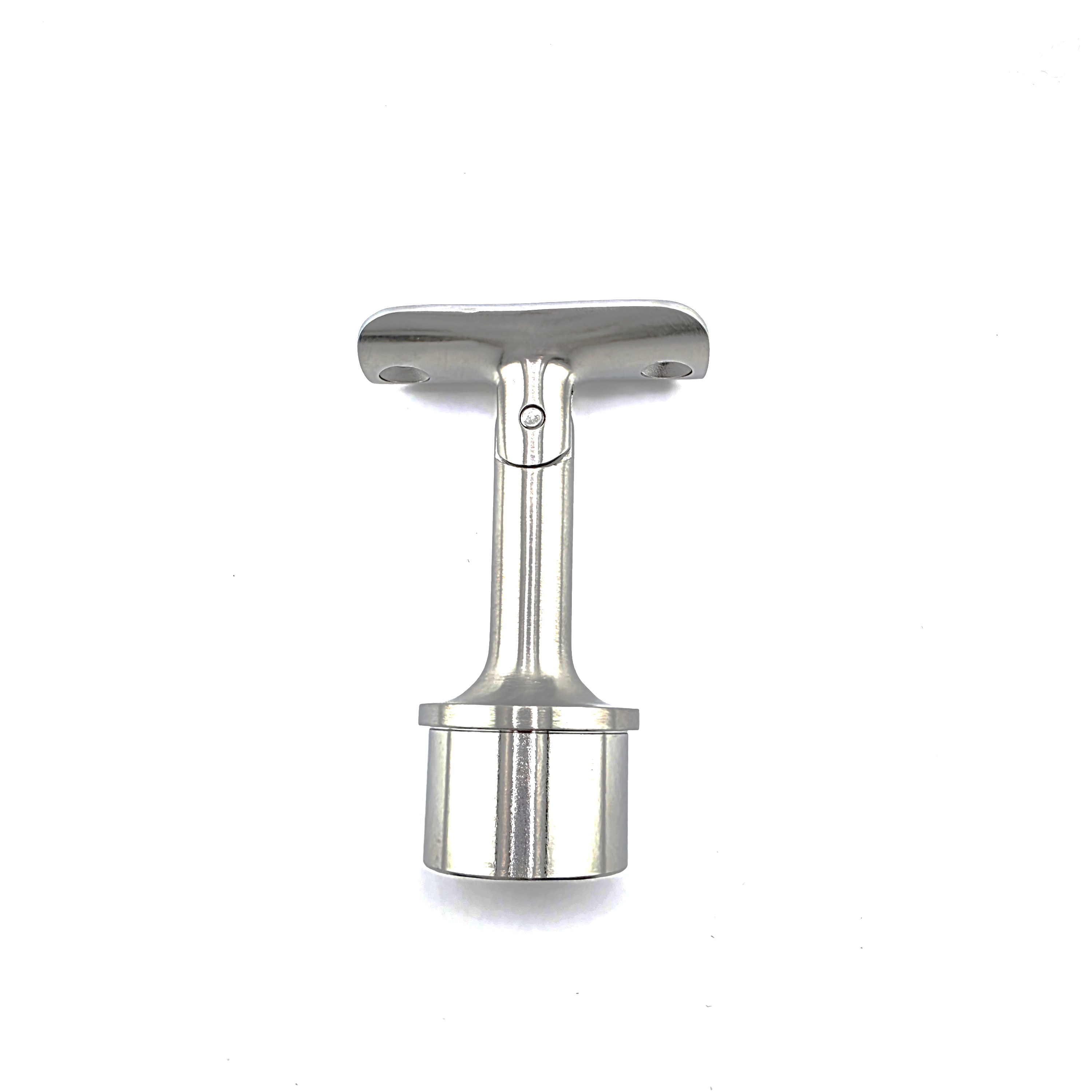 Edelstahl Handlaufträgerstütze mit Gelenk für Rohr Ø 42,4 mm