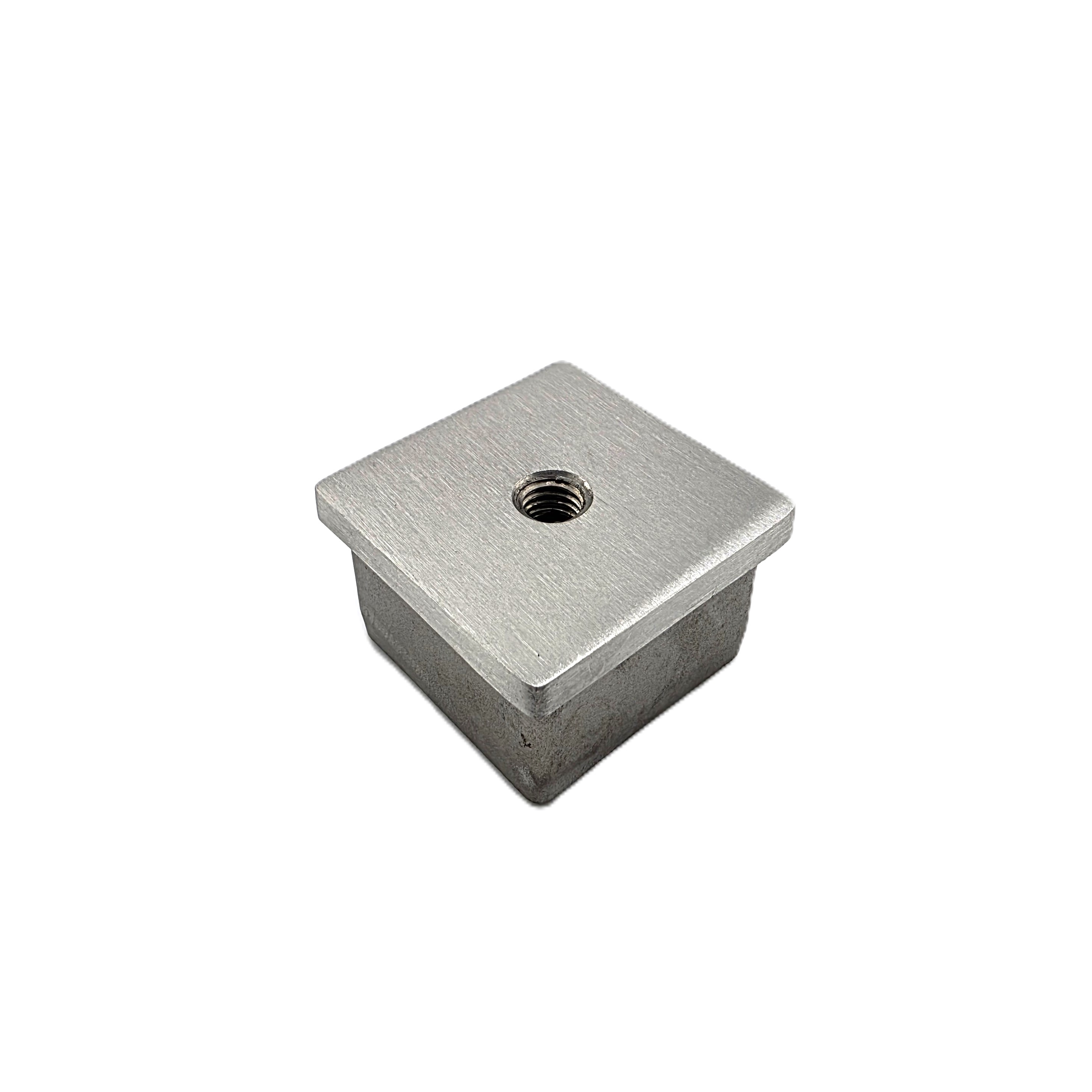 Stopfen flach für 40 x 40 x 2 mm M8